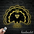 thumbnail image 2 of Handmadetneonsign Turkey Metal Wall Art LED Light - ThanksGiving Metal Light Home Decor, ThanksGiving, 2 of 5