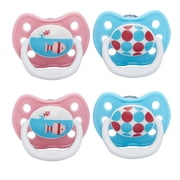 Dr. Brown's Stage 3 PreVent Unique Pacifier, Pink, 4 Ct