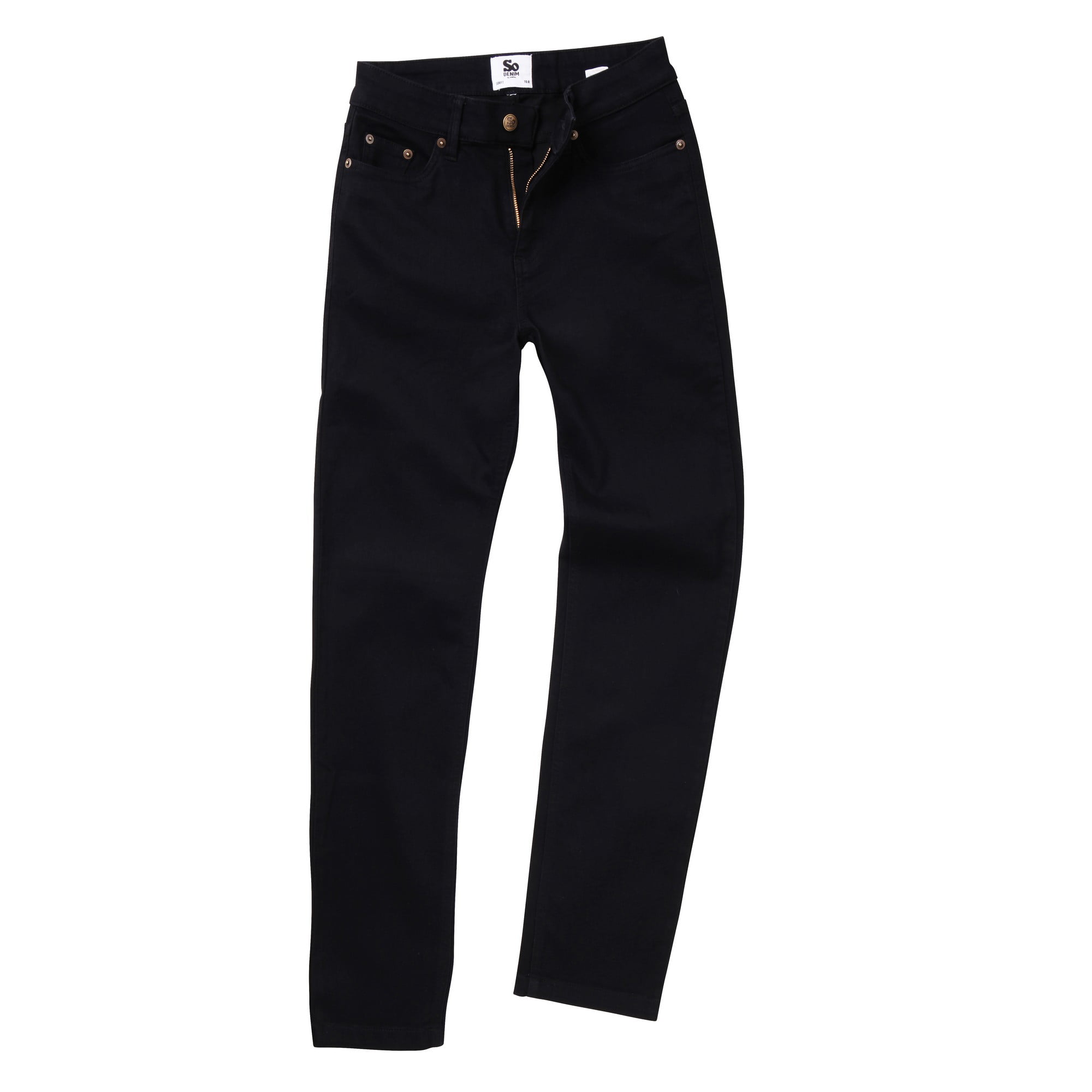 Black denim cropped jeans  GEELIST