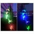 thumbnail image 3 of Hummingbird Outdoor Solar Lights, Solar Wind Chime Lights, Hanging Gifts for Mom and Grandma Transparent, 3 of 10
