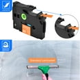 thumbnail image 3 of GREENCYCLE 3 Pack Compatible for Brother TZe-635 TZ-635 TZ635 TZ635 TZe Tape 12mm 0.47'' Laminated White on Orange Label Tapes use in P-Touch PT-D210 PT-D400 PT-D600 Labeler Label Maker 26.2ft 8m, 3 of 7