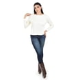 thumbnail image 5 of Sueter de cuello barco Roman Fashion /Juvenil, 4013 (Hueso) beige G, 5 of 5