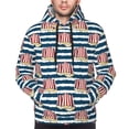 thumbnail image 2 of Bingfone Popcorn Men's Drawstring Hoodie Long Sleeve Pocket Sweatshirts-Medium, 2 of 6