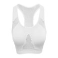thumbnail image 2 of Women Professional Absorb Sweat Top Sports Bra Mesh breathable Bra Push Up Padded Running Gym Fitness Top, 2 of 2