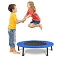 thumbnail image 5 of Eccomum 36-Inch Kids Trampoline for Toddlers, Portable Recreational Children, Mini Trampoline Indoor or Outdoor Jump Sports, Max Load 132LBS, Blue, 5 of 10