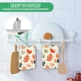 thumbnail image 4 of Yayeee Pot Holders Kitchen Heat Resistant with Pocket 7"x9.8" Cotton Oven Cooking Hot Pads, Red Autumn Leaves, 4 of 7