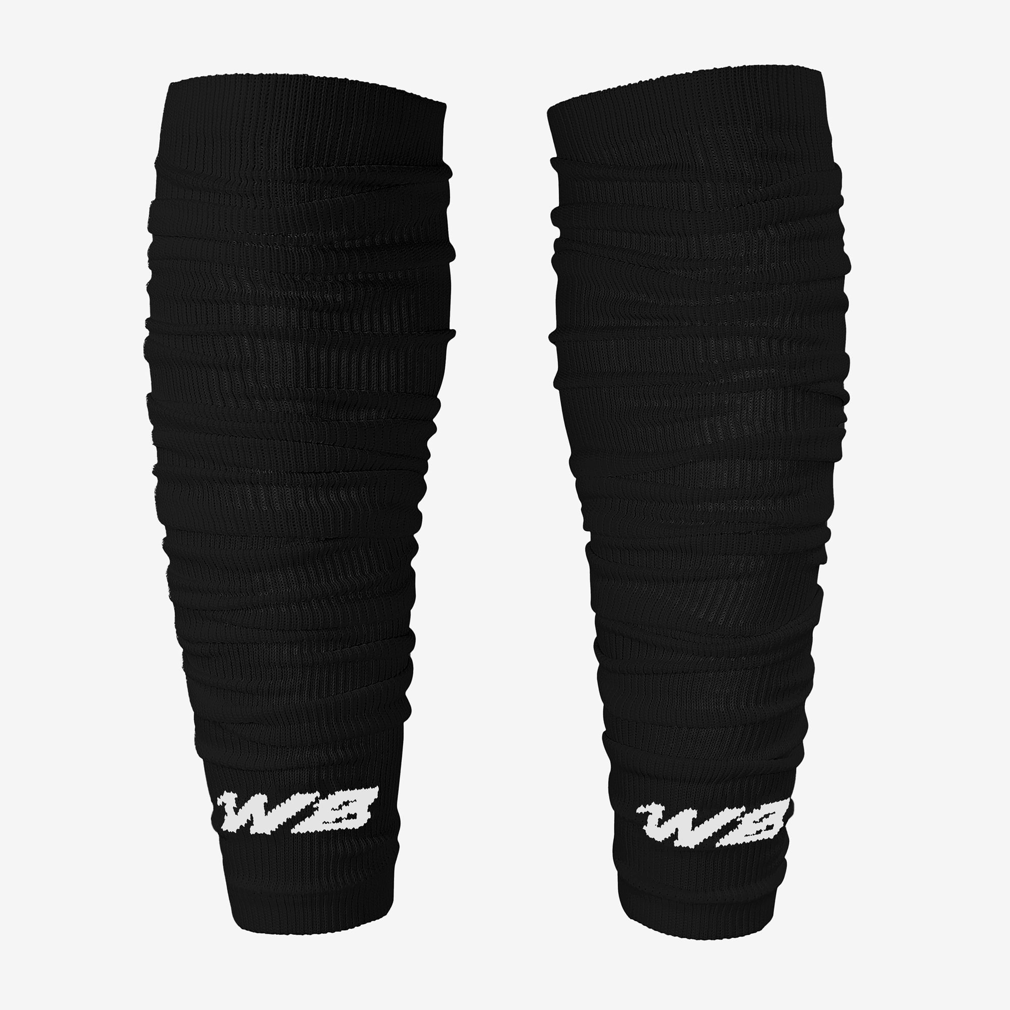 We Ball Sports Football Leg Sleeves - Calf Compression Leg Sleeves (Black)