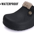 thumbnail image 4 of KAQ Classic Fur Lined Clogs Waterproof Winter Fuzzy Slippers for Women Men Indoor and Outdoor, 4 of 13