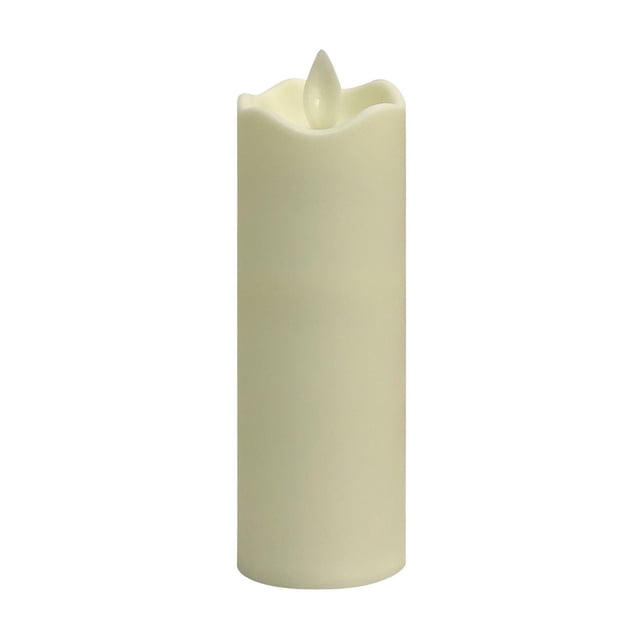 Electronic Candle Lights Wave Shape Glossy Simulation Candle Wedding Birthday Ambience Decorations