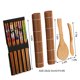 thumbnail image 4 of Moyic Juego para hacer Sushi, cortina para hacer arroz, rollo para cocinar, palillos chinos retorcidos, ayudante rodante japonés, cocina Cocina y Comedor carbonizado Moyic HA061218-02, 4 of 6