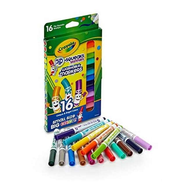 Marcadores Pip-Squeaks lavables Crayola 16 unidades