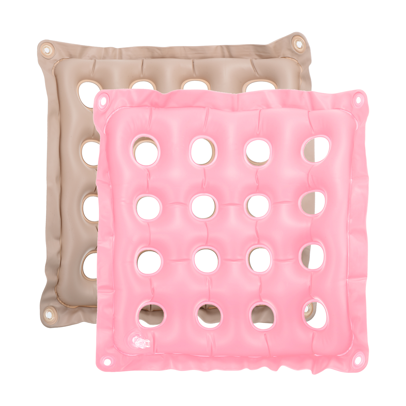 Uxcell Inflatable Seat Cushion, Portable Air Chair Cushions PVC Square