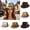 #1 Beige, variant on Women's Unisex Vintage Feather Jazz Hat, Fashionable Felt Fedora Top Hat, Bow Decor Classic Dress Cap For Everyday Party Holiday All Seasons #2 Wine L