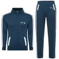 thumbnail image 2 of Notus Men’s Tracksuits Sweatsuits for Men Track Suits Set 2 Piece Fleece Athletic Jogging Sweatpants Sweat Suits 2 Piece Outfits Jogger Set sweatsuits 2-piece set Teal Blue XXL, 2 of 5