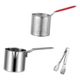 thumbnail image 3 of jifeng Deep Fryer Pot Set Easy to Pour Soup Pot for Fried Chicken Frying Onion Rings, 3 of 8