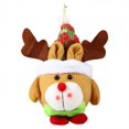 thumbnail image 1 of Gibobby Fiestas Adornos de Navidad Sentado Plump Santa Muñeco de nieve Muñeco de peluche Decoraciones de Navidad Árbol de Navidad Juguetes de peluche Adornos(C), 1 of 5