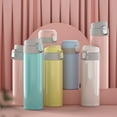 thumbnail image 2 of Gnmfd Hot water bottle Stainless Steel Water Bottle with Handle 16 oz Insulated Water Bottles,Hot&Cold juice flask Thermos Travel Mug for Coffee&Tea,Leak Proof Tumbler for Men,Gym,Travel,Gifts white, 2 of 9