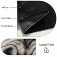 thumbnail image 6 of 2'x6' Rug Runners for Hallways Kitchen, Cute Dog Non Slip Entryway Beside Floor Carpet Runner, Black Pet Retro Picture Washable Laundry Room Bedroom Throw Rugs Mat for Family Pet, 6 of 8