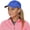 cool blue, variant on Race Day Womens Running Hat - white