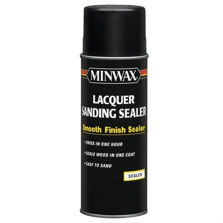 6 Pc, Minwax Smooth Clear Oil-Based Lacquer Sanding Sealer 12.25 Oz