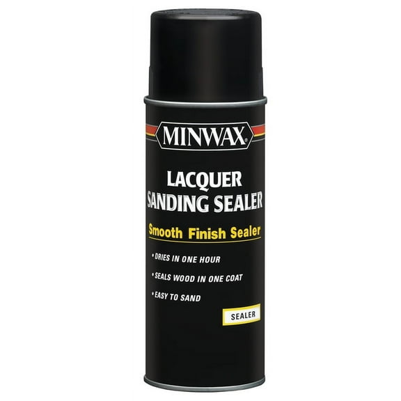 6 Pc, Minwax Smooth Clear Oil-Based Lacquer Sanding Sealer 12.25 Oz