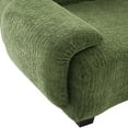 thumbnail image 5 of Christopher Knight Home 94.5" Chenille Sectional Sofa with Curved Armrests, Modern Upholstered Couch, Green, 5 of 13