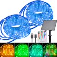 thumbnail image 1 of Luces solares en forma de cuerda Nazuwke, 30 m, 300 LED, 18 colores, impermeables, 1 of 7