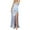 Light Blue, variant on IROINNID Sundress For Women Sling Sleeveless Long Dress High Waist Dress Full-Length Solid Color Dress