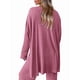 thumbnail image 4 of Conjuntos de Dos Piezas para Mujer, Camisetas de Larga A Juego, Pantalones Anchos y Chándales, Ropa de Otoño. Rosa S, 4 of 10