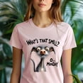 thumbnail image 5 of Funny Dog Graphic T-Shirt What’s That Smell Monday Unisex, Navy, Size S, 5 of 6