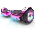 thumbnail image 1 of HOVERSTAR All-New HS2.0 Hoverboard All-Terrain Two-Wheel Self Balancing Flash Wheel Electric Scooter with Wireless Bluetooth Speaker (Chrome Pink), 1 of 5