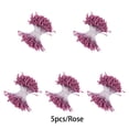 thumbnail image 2 of Inteprter 5X flor seca planta falsa decoración de boda accesorios para el hogar DIY elegante hermoso jardín flores artificiales Artesanía Rosa roja Inteprter HA084450-03, 2 of 6