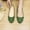 Army Green, variant on Women's Bowknot Spring Summer Flat Shoes, Outdoor Everyday Lightweight Fashionable Casual Versatile Trendy Footwear Light Blue 7.5
