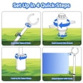 thumbnail image 2 of SERABETTO Adjustable Banner Pole with Stake, Outdoor Banner Stand, Portable Display Poles for Trade Shows, Events, and Outdoor Advertising, 2 of 6