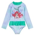 thumbnail image 3 of Disney Princess Little Mermaid Ariel UPF 50+ One Piece Bathing Suit Toddler to Kid, 3 of 4