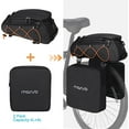 thumbnail image 2 of Mosiso Bike Rack Bag Waterproof Bicycle Rear Seat Bag Trunk Cooler Storage Saddle Shoulder Bag Cycling Luggage Bag with 2 Removable Bike Panniers, 2 of 8