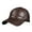 Dark Brown, variant on Spring Men Genuine Leather Baseball Caps Cowhide Men Youth Duck Tongue Dad Hats Bomber Flying Cap