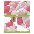 thumbnail image 4 of Pink Geometric Moroccan Bar Stool Covers Set of 4, Abstract Art Pink Ombre Modern Stretch Washable Bar Chair Covers with Backs, Removable Pub Counter Height Chair Cover for Kitchen Dining Room Cafe, 4 of 7