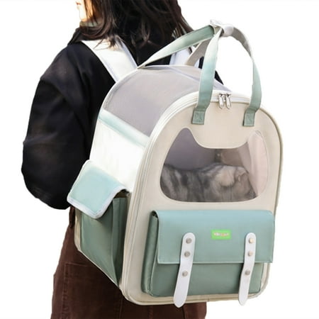 Carrier Bag for Small Pet Dog Carrier Backpack Portable Cats Carriers Sling Shoulder Bag Breathable Carry Bag for Kitten