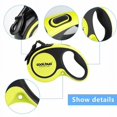 thumbnail image 4 of 5M Pet Durable Leash Automatic Retractable Nylon Large Dog Leash16ft Extension Reflective Rope Puppy Dark Walking Safer For Dogs ShopWise Round, 4 of 8