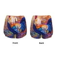 thumbnail image 5 of Haiem Rooster Oil Painting Women's 2 in 1 Running Shorts - Lightweight Athletic Workout Gym Yoga Breathable Sports Shorts Liner with Phone Pockets-XX-Large, 5 of 9