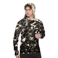 thumbnail image 2 of WTOBBY Men's Camouflage Fashion Hoodie with Long Sleeve SPF/UV Sun Protection, Protective Shirt for Outdoor Activities, Quick-Dry and Comfortable ,Beige L, 2 of 4