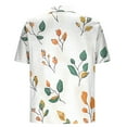 thumbnail image 4 of Jjayotai Mens George Tee Shirts, Men's Casual Shirts, Short Sleeve Vintage Bowling Shirt, Summer Button Up Top, Mens Hawaiian Shirt, 4 of 5