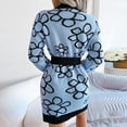 thumbnail image 5 of Lilgiuy Women's Winter Casual Printed Long Sleeve Round Neck Knitted Dress for Beer Festival, 5 of 5