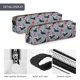 thumbnail image 4 of Disketp Christmas Hat Dachshund Estuche de Lápices de Cuero con Cierre, Estuche Compacto para Papelería, Bolígrafos y Accesorios Pequeños, 4 of 7