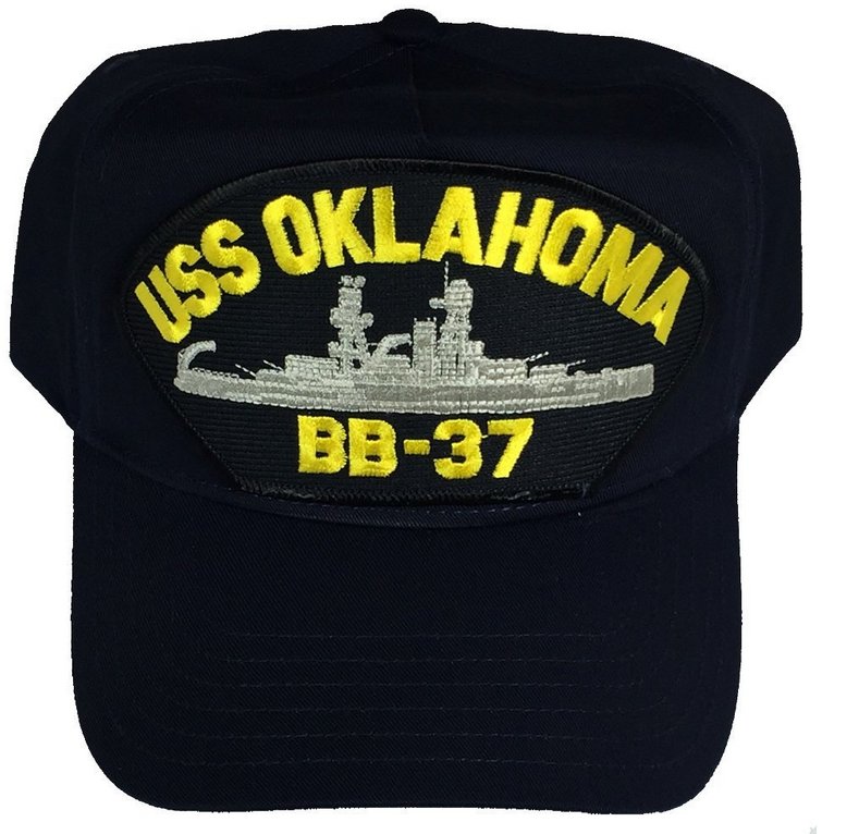USS OKLAHOMA BB37 HAT USN NAVY SHIP NEVADA CLASS BATTLESHIP OKIE PEARL
