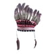 thumbnail image 2 of Disfraz de diadema de plumas, disfraz elegante para mascarada, fiesta, Halloween Rosa, 2 of 9