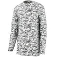 thumbnail image 1 of T-Shirt à Manches Longues Camouflage Évacuant l'Humidité S Blanc, 1 of 2
