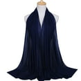 thumbnail image 1 of Foulard Long pour Femmes et Filles, Châle Uni, Foulard Simple pour Femmes, Long Foulard en chiffon pour Femmes, Cape d'Enveloppement, Foulard Léger en chiffon, 1 of 4