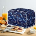 thumbnail image 4 of Yuyamidu 4 Slice Toaster Cover for Kitchen Home Indoor Dragonfly Kitchen Broiler Appliance Organizer Bag Wide Slot Bread Toaster Oven Protection Cover, Sturdy Foldable, 4 of 7